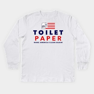 Toilet Paper 2016 - Trump Pence Parody Shirt Kids Long Sleeve T-Shirt